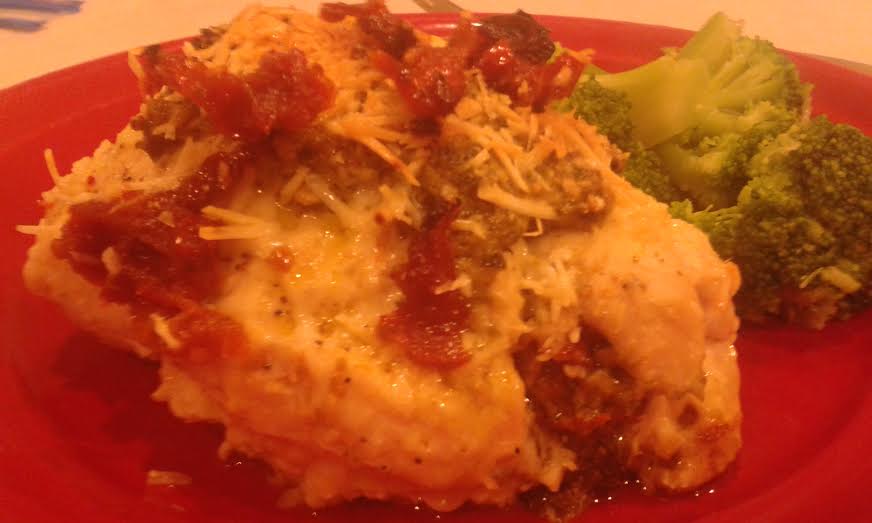 Sun-Dried Tomato and Pesto Stuffed Chicken